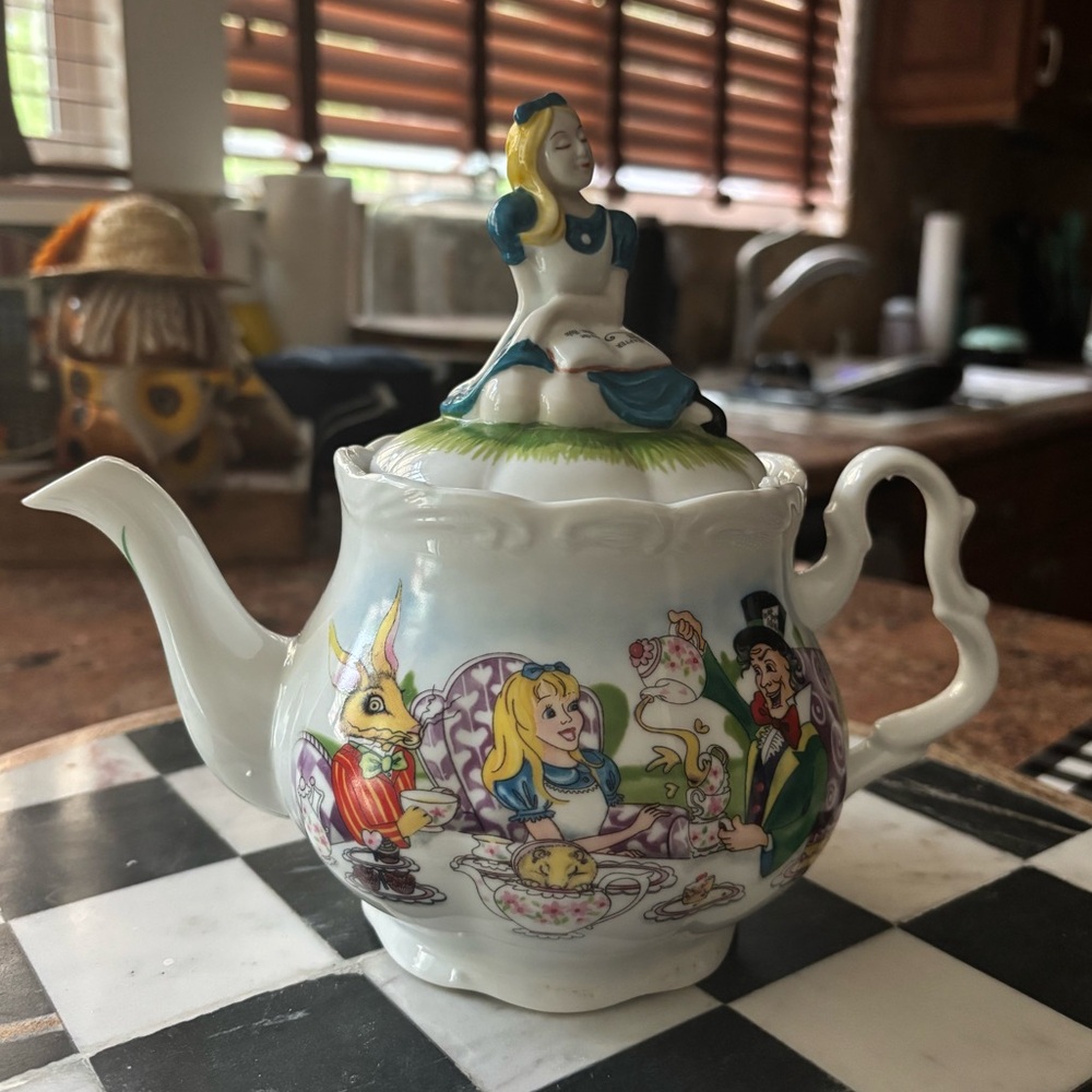 Alice in Wonderland Themed Teapot
